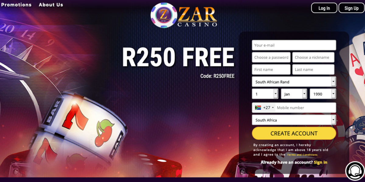 Zar Casino Online casino for South African players