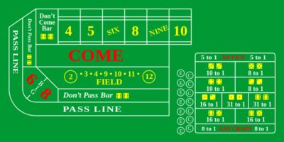 how do come bets work in craps