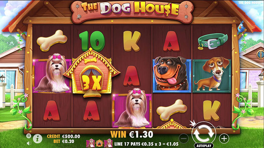 the dog house 5 reel slot