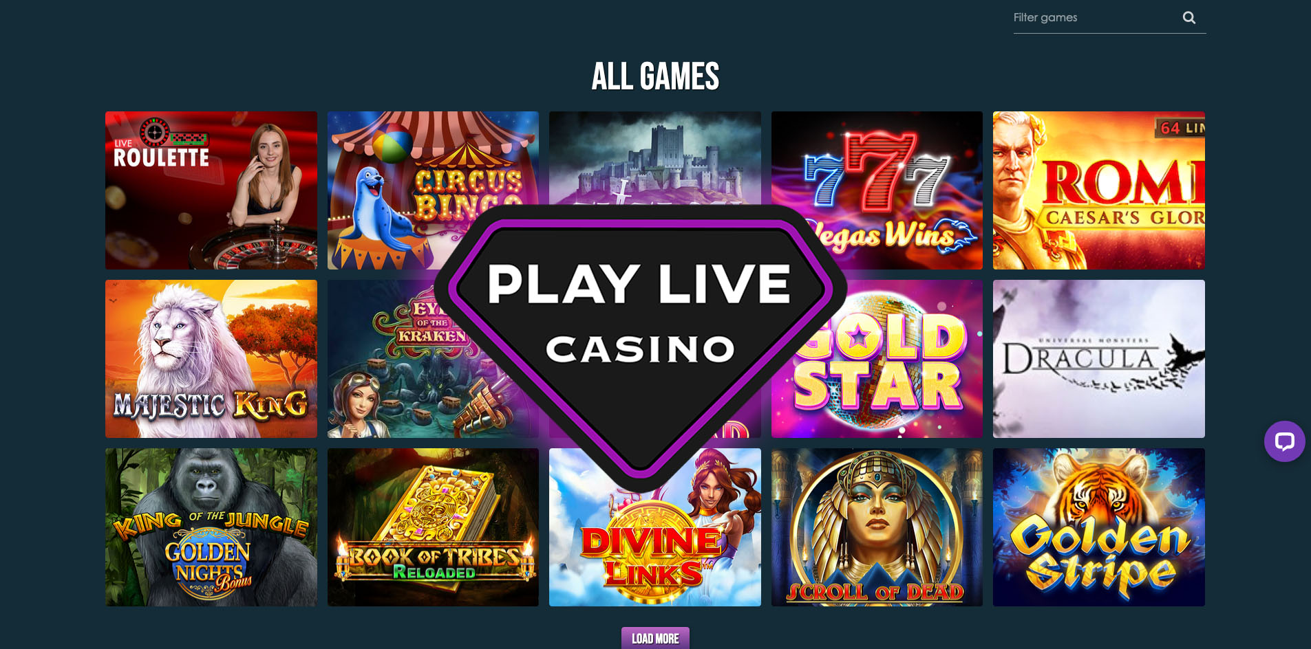 PlayLive games | What games does PlayLive offer?