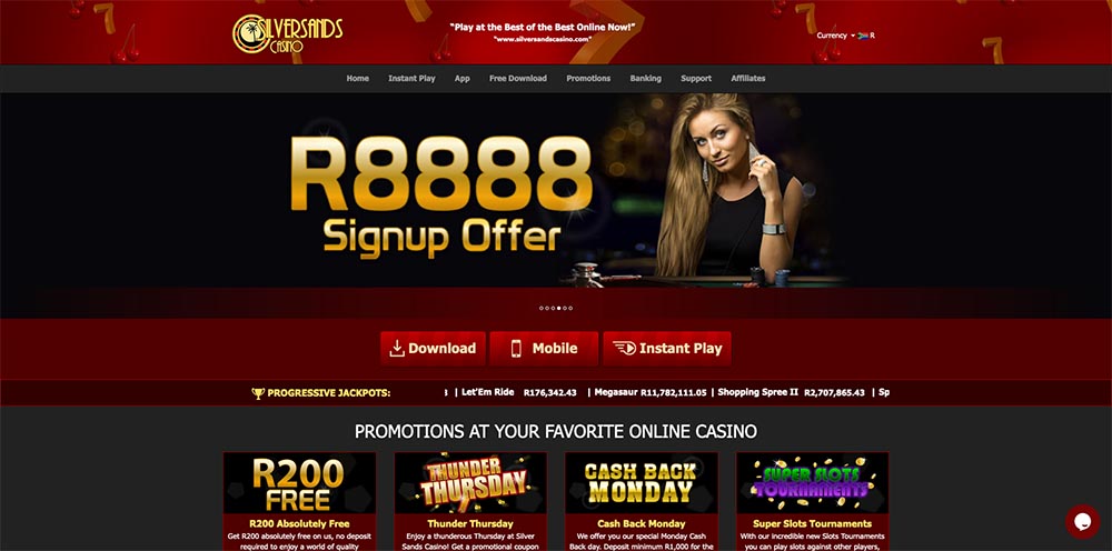R8888 SilverSands Casino offer